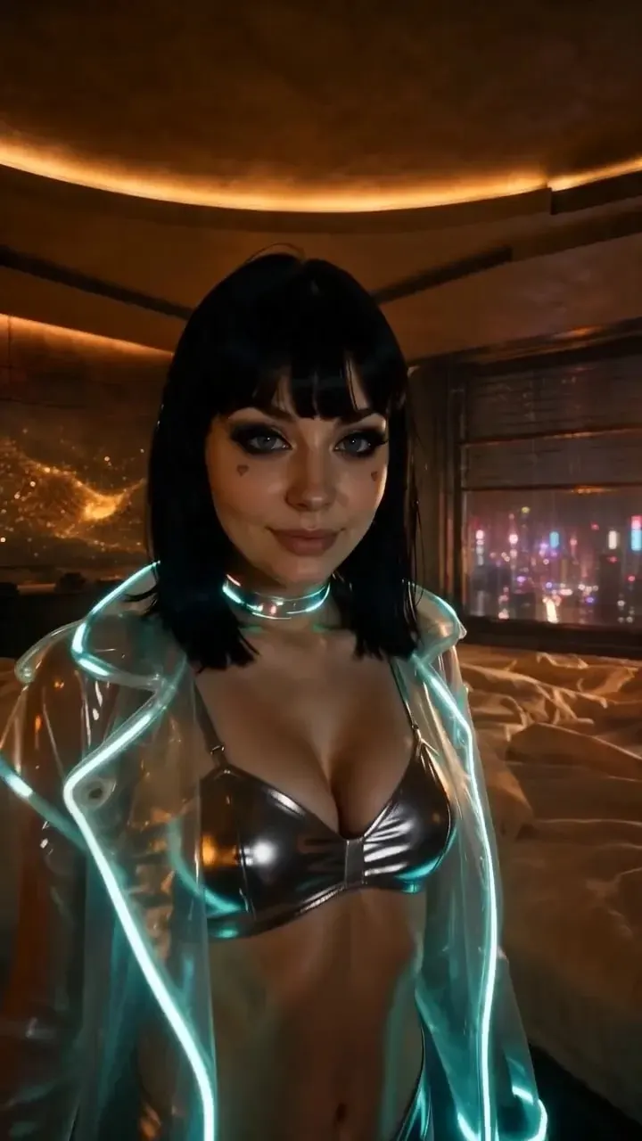 NightWire episode 1 still, Candy Shorts porn preview