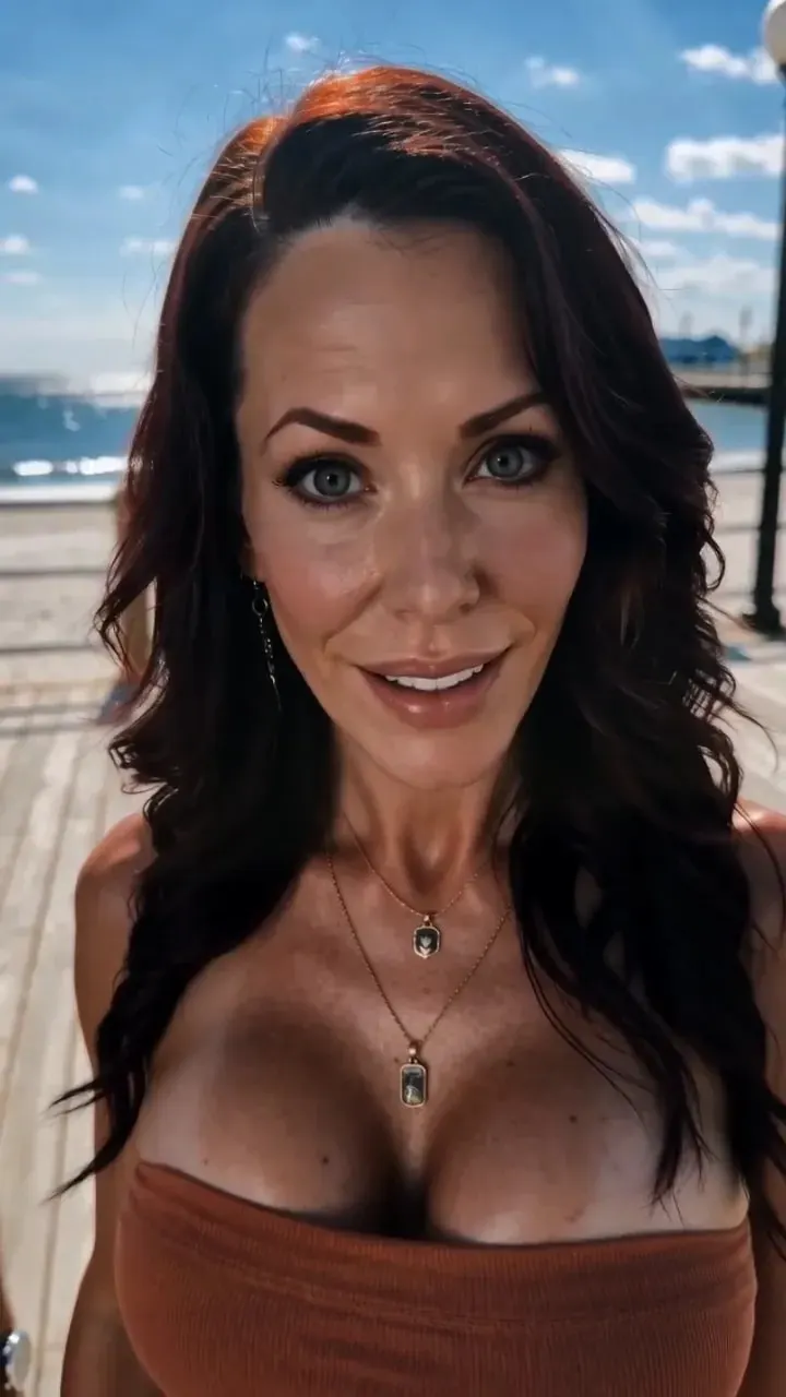 Stepmom Summer Fling episode 1 still, Candy Shorts porn preview