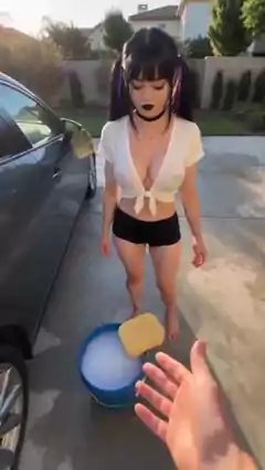 My Goth Stepsister Candy Shorts porn GIF