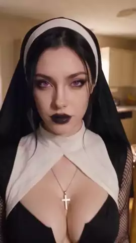 The Nun in Our Guest Room Candy Shorts porn GIF